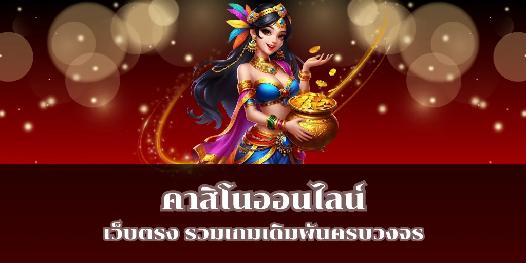 คาสิโนออนไลน์ เว็บตรง รวมเกมเดิมพันครบวงจร