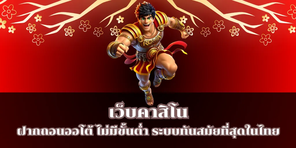 เว็บคาสิโน ฝากถอนออโต้ ไม่มีขั้นต่ำ ระบบทันสมัยที่สุดในไทย
